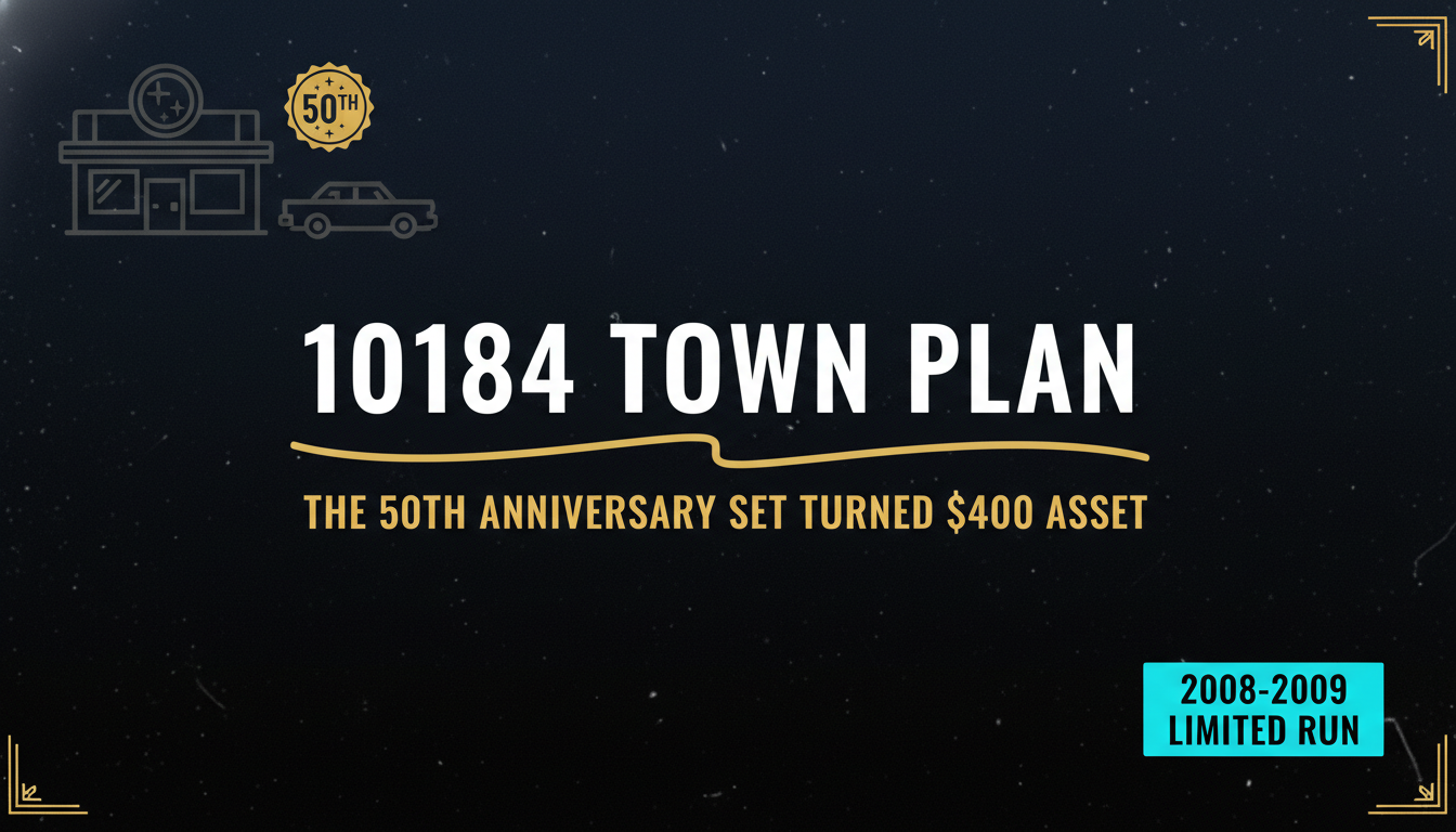 LEGO 10184 Town Plan — the 50th anniversary set turned $400 asset