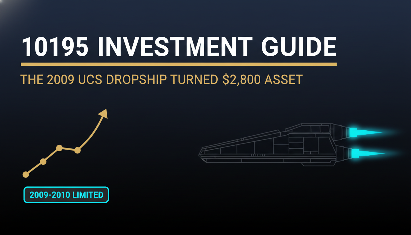 LEGO 10195 investment guide — the 2009 UCS Dropship turned $2,800 asset