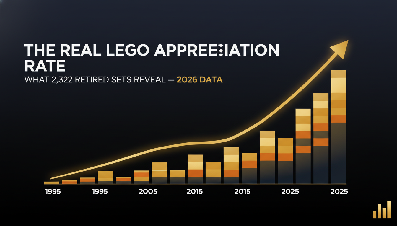 The Real LEGO Appreciation Rate — what 2,322 retired sets reveal — 2026 data