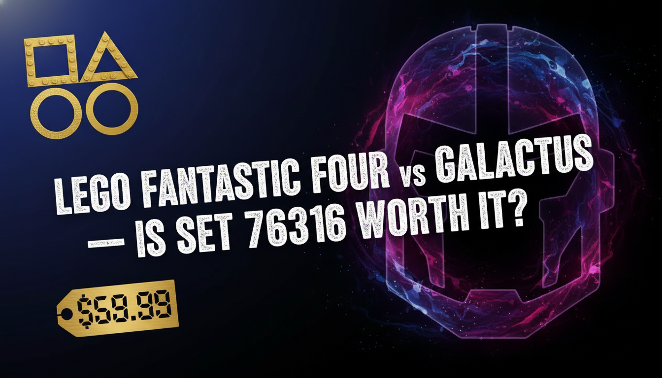 LEGO 76316 Fantastic Four vs Galactus construction figure review and investment analysis