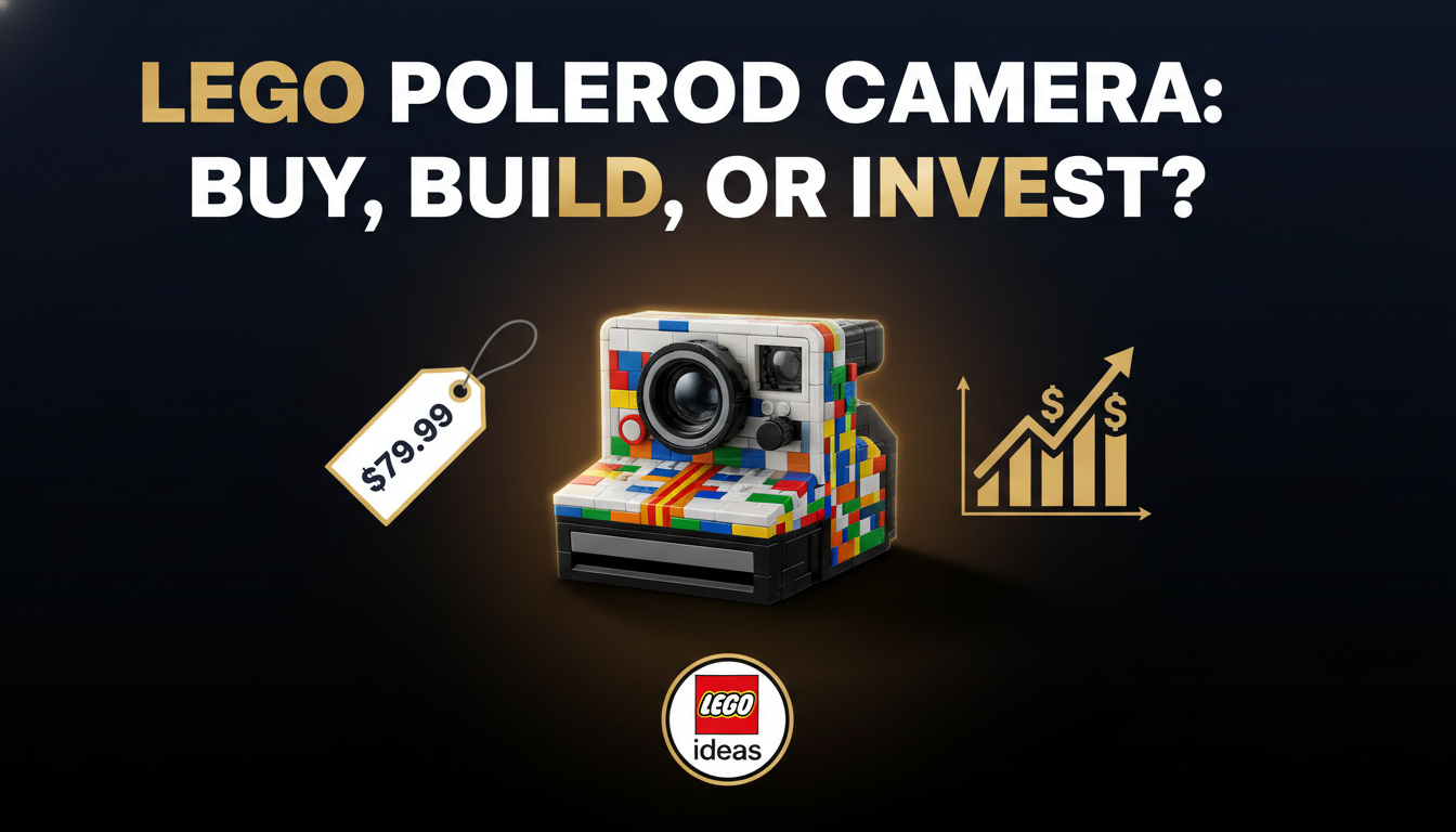 LEGO Polaroid OneStep SX-70 Camera set 21345 — build review and investment outlook
