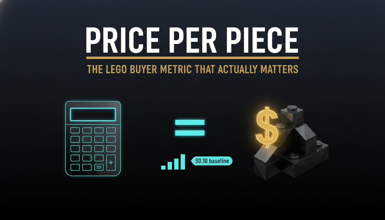 LEGO price per piece — the buyer metric that actually matters